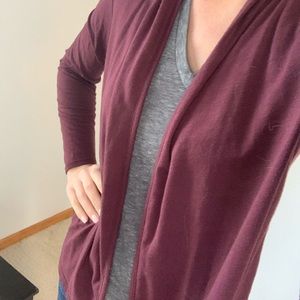 Plum cardigan